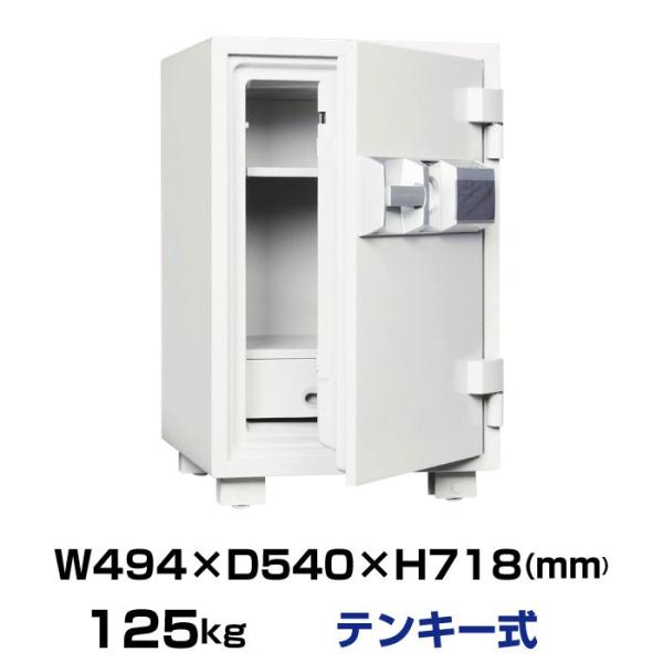 予約受付(5月下旬入荷予定) ダイヤセーフ 耐火金庫 DE70 テンキー式