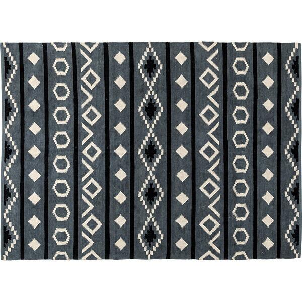 超大判150×260オーバーダイグレーブラックトルコヴィンテージラグ 大判