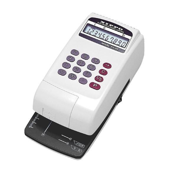 ニッポー チェックライター FX-45 電子チェックライター 10桁 ニッポー チェックライター FX-45 電子チェックライター 10桁