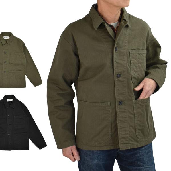 コリンボ COLIMBO ジャケット NAVAL WORK JKT. N-3 TYPE HERRINGBONE PLAIN ネイバル ワークジャケット カバーオール ミリタリージャケット ZB-0106