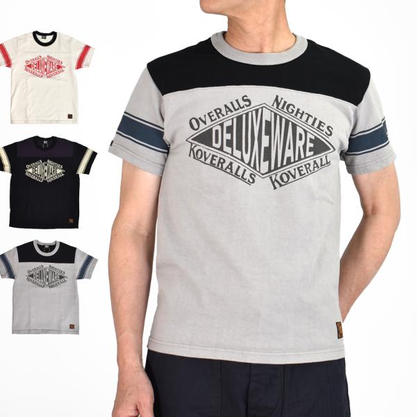 半袖Tシャツ ウェア DELUXEWARE デラックスウエア tシャツ SQ.DELUXE 半袖プリントT