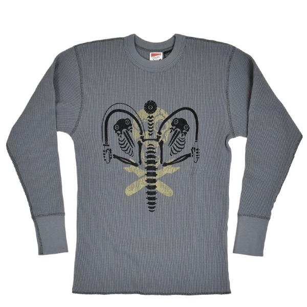 フリーホイーラーズ（FREEWHEELERS） サーマルtシャツ KNUCLE BONES on