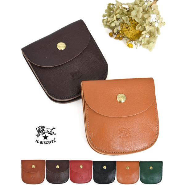IL BISONTE 二つ折り財布 IL BISONTE（イルビゾンテ） 財布 2つ折り 丸型ウォレット 二つ折り