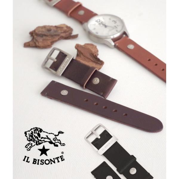 IL BISONTE（イルビゾンテ） 腕時計ベルト(太) リストウォッチ レザー