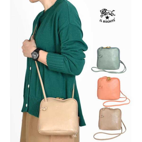 IL BISONTE イルビゾンテ ショルダーバッグ IL BISONTE イルビゾンテ バッグ ショルダーバッグ クロスボディバッグ