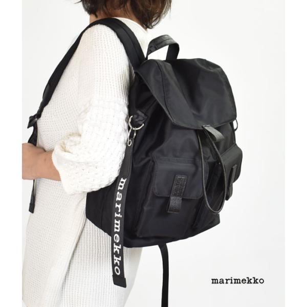 リュックサック マリメッコ (marimekko) Everything Backpack L Solid バックパック 52229-2-91198  52229291198