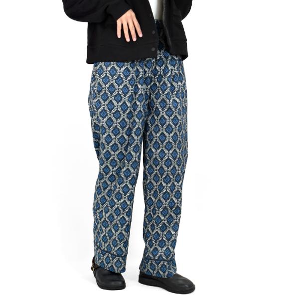 sosotto（ソソット） パンツ ツタ柄裾ハシゴレースパンツ コットン