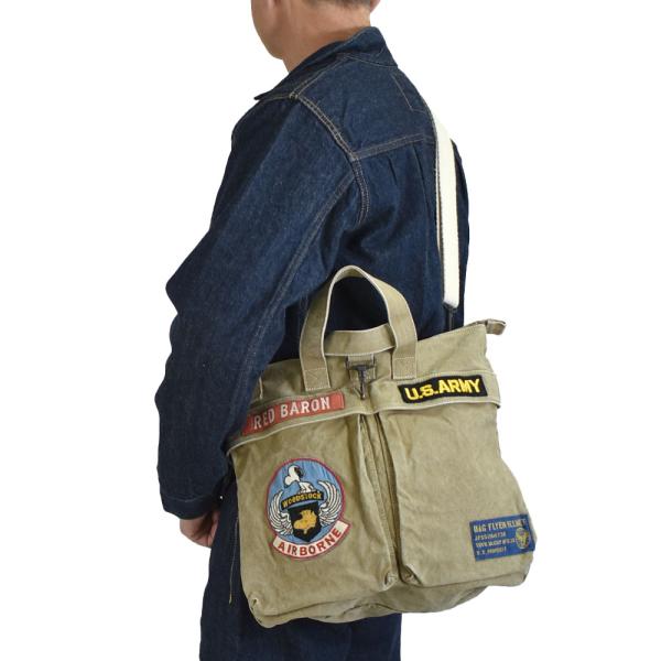 TOYS McCOY（トイズマッコイ） バッグ HELMT BAG CVS SNOOPY AIRBRN