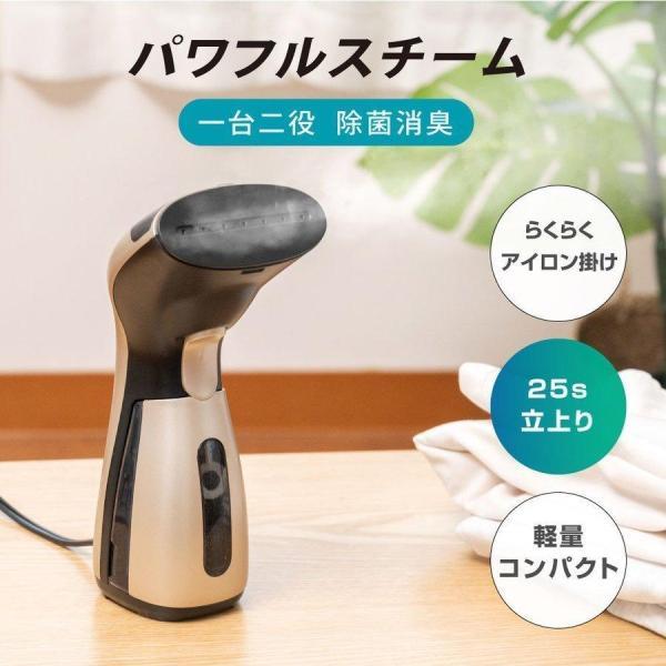 頂点デザイン ハンディアイロン スチームアイロン 衣類スチーマー
