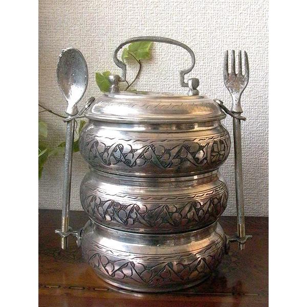 トルコ製 バクル(銅製品) CP-019 お弁当箱 : 輸入雑貨～カラン