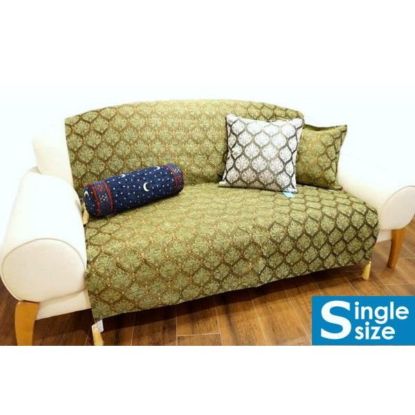 トルコ製 マルチカバー ベッドカバー ソファカバー シングルサイズ Mc S Pkgr ピーコック柄 グリーン Mc S Pkgr 輸入雑貨 トプカプ 通販 Yahoo ショッピング