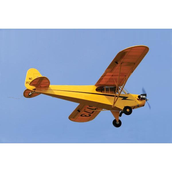 電動パイパーカブJ-3 OK模型 12140 バルサキット スケール機