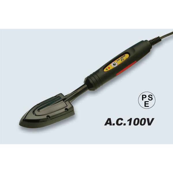 VIPアイロンF2は設定温度表示がついたダイヤルで正確な温度設定が可能です。通電とヒーターのON/OFFが確認できるLEDがついています。電子制御により約100〜220度の範囲で設定温度をプラスマイナス1度でキープできます。シュー部分はテフ...