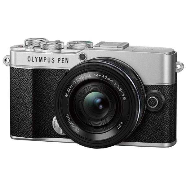 他サイト： オリンパス OLYMPUS PEN E-P7 14-42mm EZレンズキット シルバー ミラーレス デジタル一眼カメラ 新品 外箱訳ありの商品画像