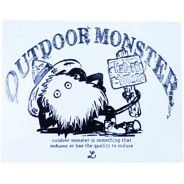 ネイチャートーンズ アウトドアモンスター Bigカッティング転写ステッカー リラックス ブラック Csomb Re B Nt Csomb Re B Toppin Outdoor And Travel 通販 Yahoo ショッピング