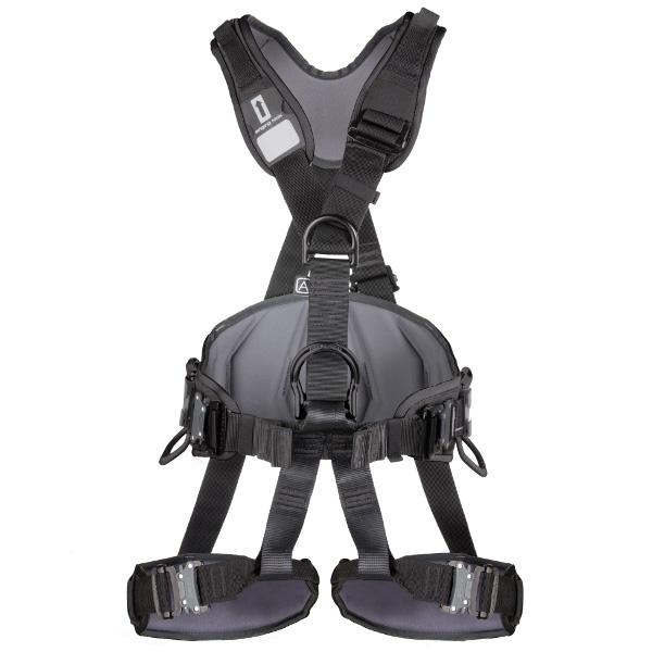 美品】singing rock フルハーネス 黒 収納付 スピードバックル（特別 