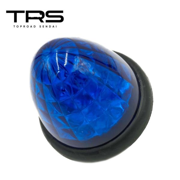 TRS TRS 24V専用 LEDバスマーカーランプ ダイヤカットレンズ ブルー