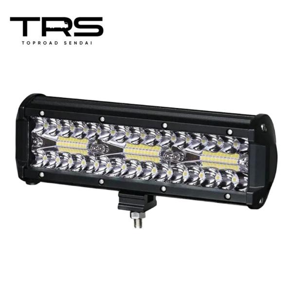 【商品名】TRS LEDワークランプ 3列60灯 180W 9インチ 12/24V共用 6000K 防水 ホワイト IP67 326012【商品説明】■明るさ抜群のLEDワークライト。10 - 30V対応なので幅広くご利用可能■トラック・ダ...