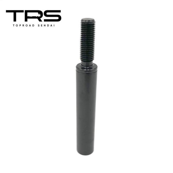 ■入数：1個■カラー：ブラック■材質：高品質アルミ合金製■口径：M10×1.25■サイズ：全長105mm（本体部 75mm　ネジ部：30mm）■本体部太さ：15mmφ■付属：角度調整用ナット×1
