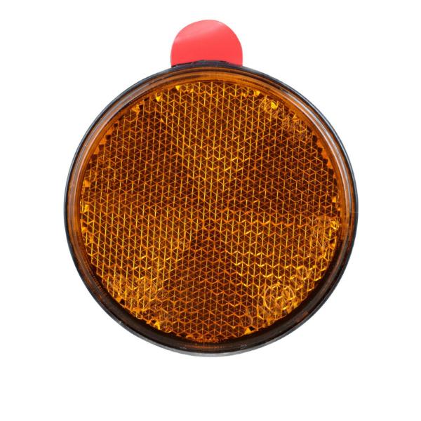 【商品名】JET リフレクター 丸型 60Φ アンバー 黒ベース Eマーク付 両面テープ固定タイプ 592262 反射板【商品説明】■両面テープ固定タイプ■Ｅマーク取得品■ブラックボディタイプ【各種仕様】■入数：1個■品番・カラー　[592...