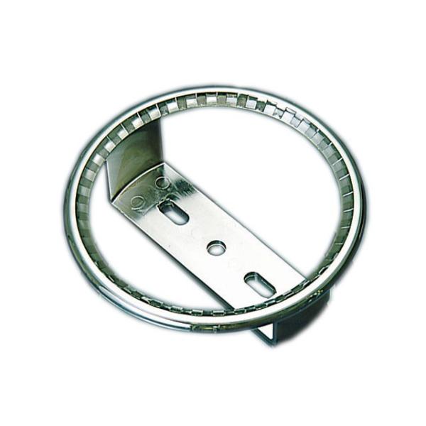 ●マーカーランプ装飾用のリング●主材質 ： ABS（クロームメッキ）●重量 ： 約40ｇ●製品サイズ ： φ約120mm／高さ約38mm