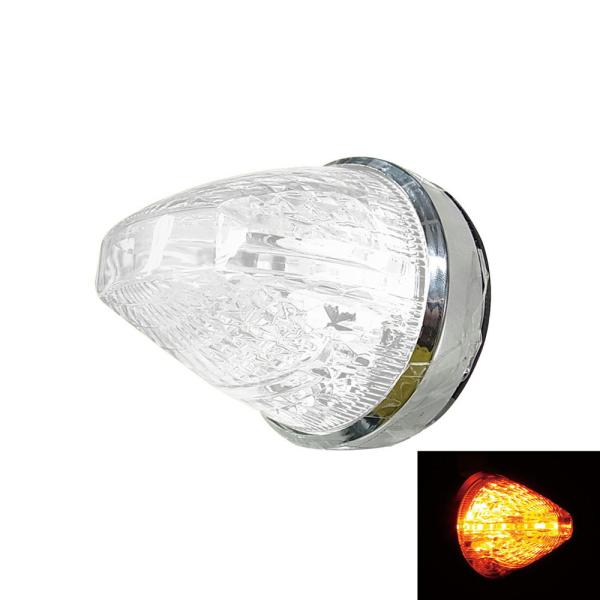 【商品名】槌屋ヤック ファルコンマーカー クリア/アンバー 12/24V共用 [CE182] (LEDマーカーランプ)【商品説明】■従来のマーカーランプの用途に加え、ライン光によって他車のサイドミラーに映りやすく視認性が向上■ダウンライトは...