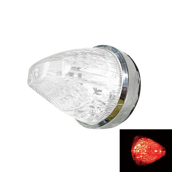 【商品名】槌屋ヤック ファルコンマーカー クリア/レッド 12/24V共用 [CE183] (LEDマーカーランプ)【商品説明】■従来のマーカーランプの用途に加え、ライン光によって他車のサイドミラーに映りやすく視認性が向上■ダウンライトは地...