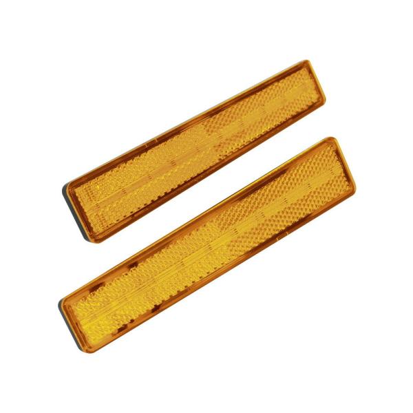 【商品名】槌屋ヤック 流星レフステップランプ2 アンバー/アンバー 24V [CE437] (LEDステップライト)【商品説明】■スモールランプに連動して光る、10個のLEDを使用した明るさ抜群のリフレクターランプ■視認性抜群の高反射リフレ...