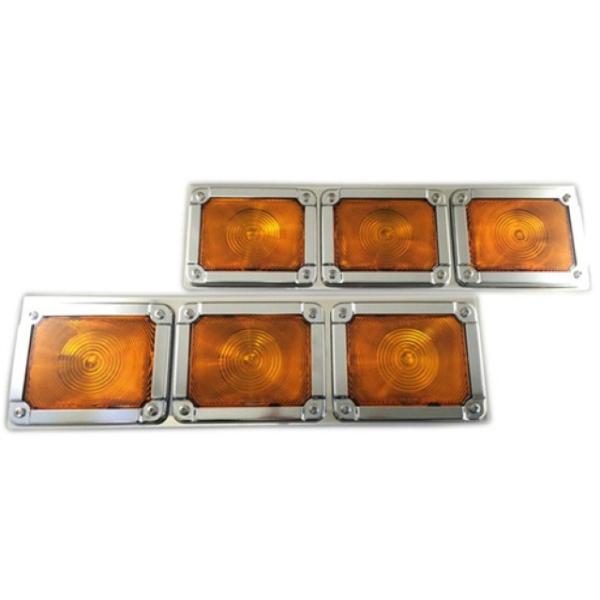 トラック用品 AS 小糸製バスウィンカー3連ステー付 L/R : トラック