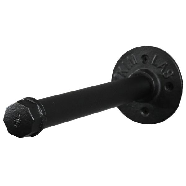 BLACK PIPE WALL HANGERマットで塗装したねじ付きの鋼管を使用しており工場や倉庫をイメージさせるような資材がむき出しになったインダストリアルなデザインのウォールハンガーですお気に入りのファッションアイテムを飾るように収納で...