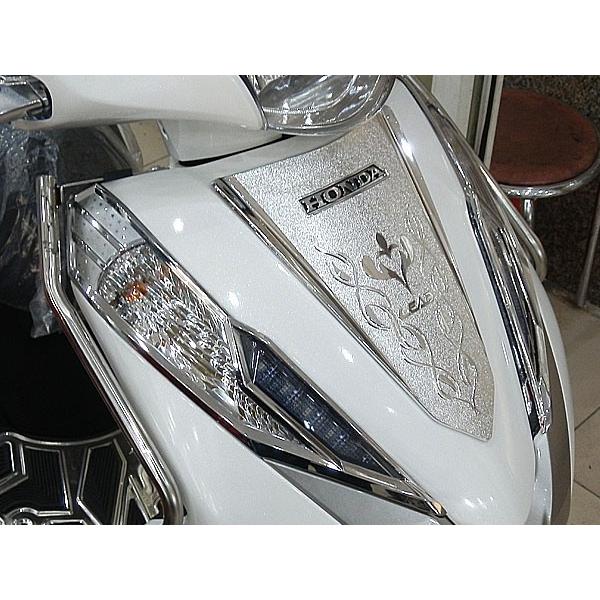 LEAD125 リード125 JF45 メッキ フロント アッパーカウル カバー