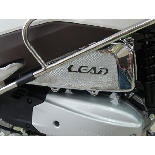 LEAD125 リード125 JF45 メッキ エアクリーナーカバー : トップセンス