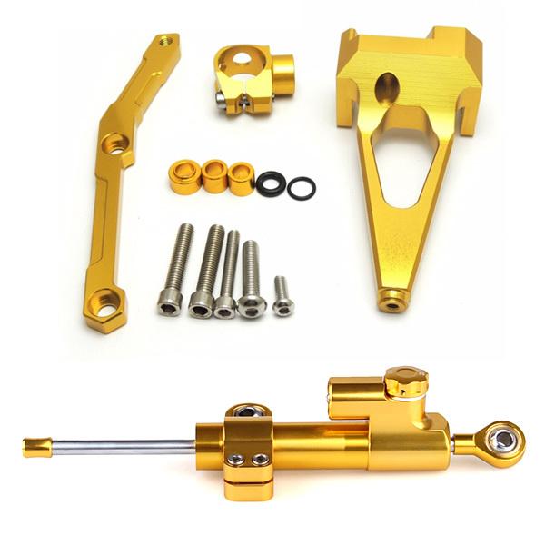 ヤマハ MT-09 ステアリングダンパー マウントキット 専用ブラケット セット ゴールド アルマイト :10002748:トップセンス - 通販 - Yahoo!ショッピング ヤマハ MT-09 ステアリングダンパー マウントキット 専用ブラケット セット ゴールド アルマイト :10002748:トップセンス - 通販 - Yahoo!ショッピング