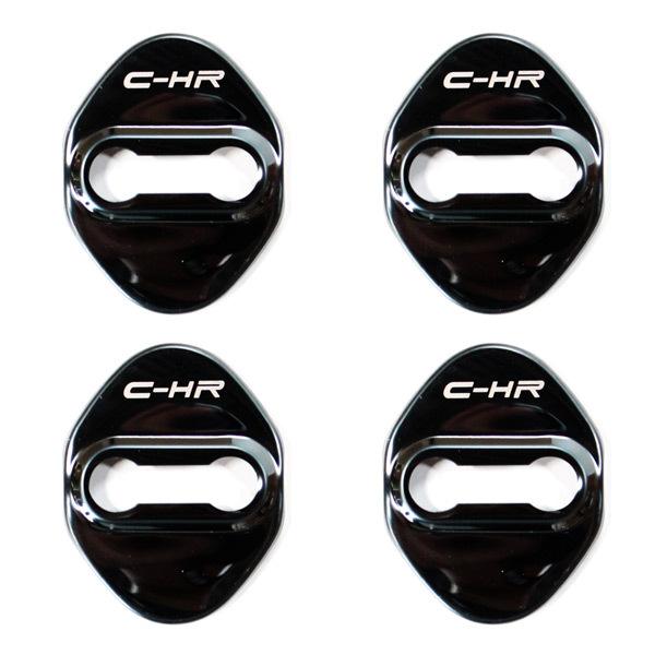 C Hr 専用 ドアストライカーカバー ガーニッシュ 4p 純正対応 Chr ドアロック カスタム パーツ ブラック ステンレス Toyota トップセンス 通販 Paypayモール