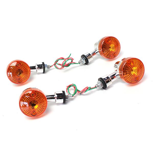 ウインカー ミニウインカー バイクパーツ 4個セット GSウインカー 汎用