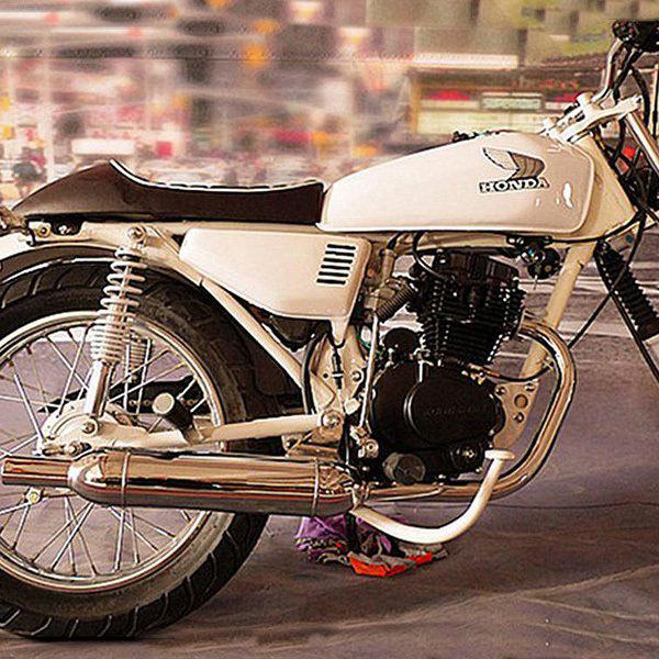 ホンダ Cg125 マフラー キャブトンマフラー フルエキゾーストマフラー スチール メッキ 外装 カスタム ドレスアップ パーツ カフェレーサー トップセンス 通販 Paypayモール