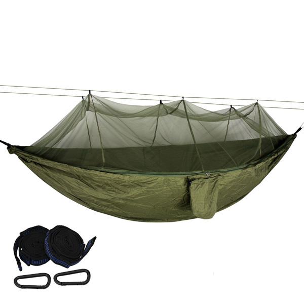 ハンモック ツリーベルト セット 蚊帳付き ソロキャンプ アウトドア 野外 野営 防虫対策 カーキ バイク ツーリング コンパクト レジャー トップセンス 通販 Paypayモール