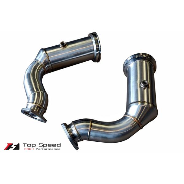 ランボルギーニ ウルス 4.0T V8用 ダウンパイプ (ストレート) (USAメーカー Top Speed製)