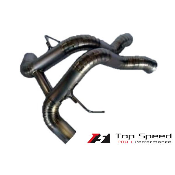 マクラーレン 540C/570S/570GT 用チタン製マフラー  (USAメーカー Top Speed製)