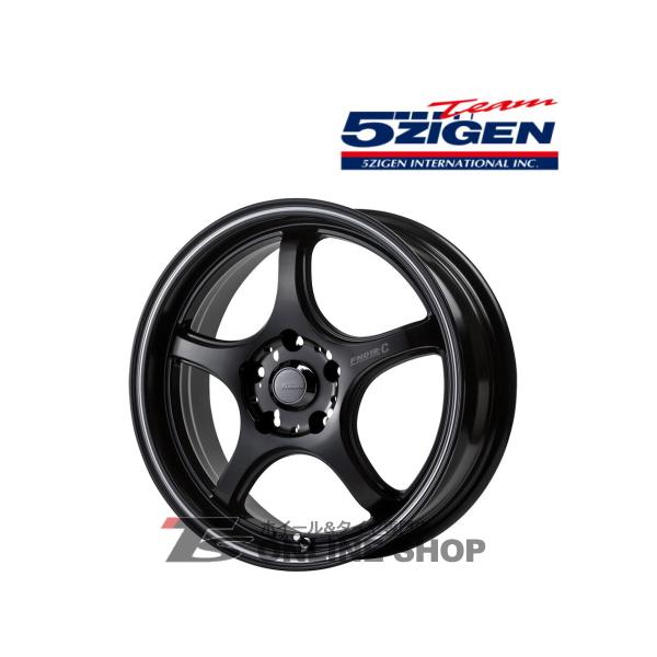 5ZIGEN FN01R-C STV 5.0J-14インチ (45) 4H/PCD100 マットブラック 