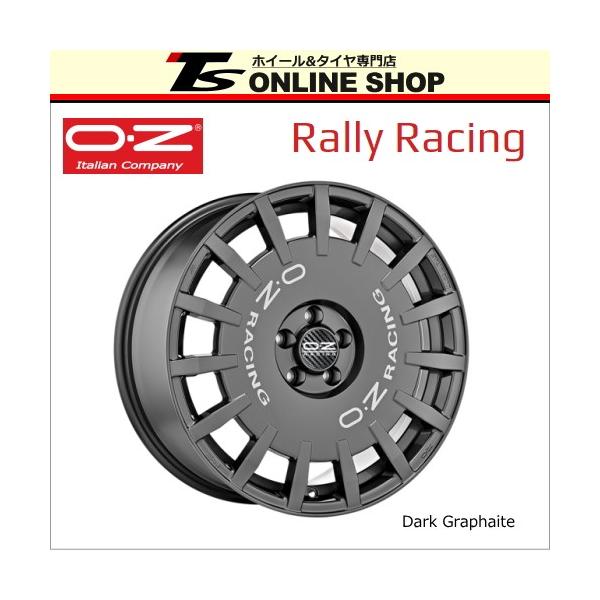 OZ RACING Rally Racing 7.0J-17インチ (45) 5H/PCD108 DG ホイール１本 OZレーシング ラリーレーシング