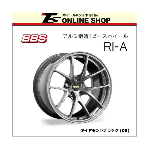 BBS RI-A 9.5J-18インチ (45) 5H/PCD100 DB ホイール1本 BBS正規取扱 