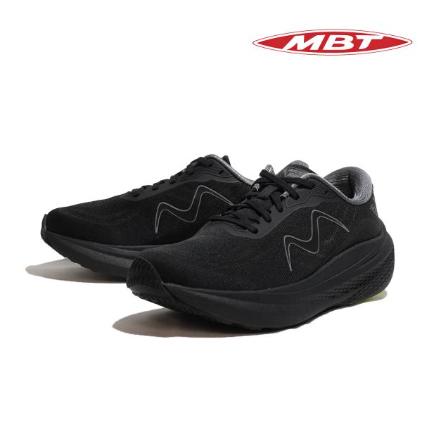 MBT 厚底スニーカー ウォーキングシューズ 1000 LACE UP M BLACK/BLACK