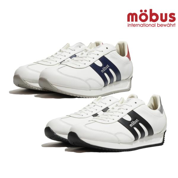 モーブス スニーカー mobus JAPAN made JAN 日本製メンズ 靴 シューズ ローカット レザースニーカー 牛革 WHITE/BLACK WHITE/TRICO MADE IN JAPAN 24SS