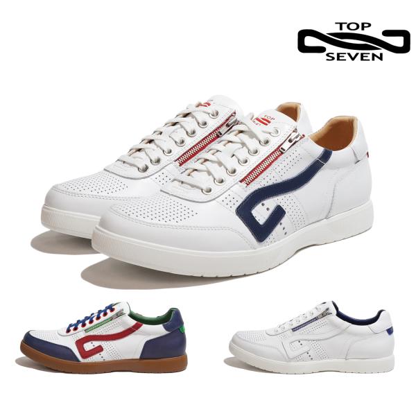 TOP SEVEN（トップセブン） スニーカー TOP SEVEN T7-S224 JIB WHITE