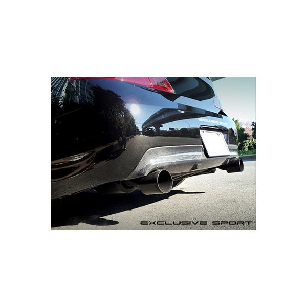 スカイラインセダン V36 前期 EXS カーボンリアディフューザー クリア