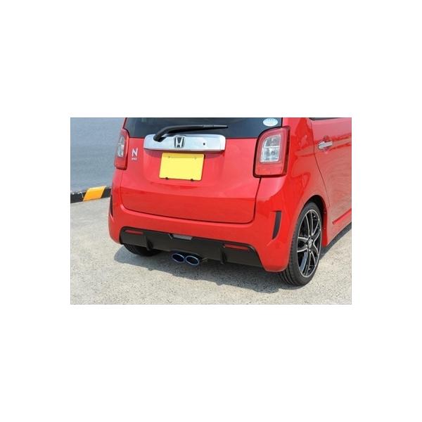 N-ONE XEX SPORT リアバンパースポイラー 塗分け塗装済 ポリッシュド