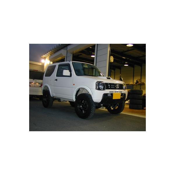 ジムニー JB23 30mmオーバーフェンダー 塗装取付込 : エアロ