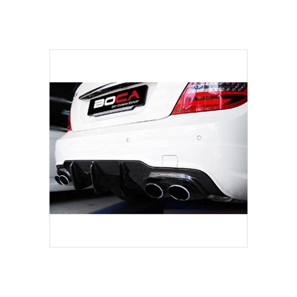BENZ W204 C63 Facelift Carbon Rear Diffuser DTM Style