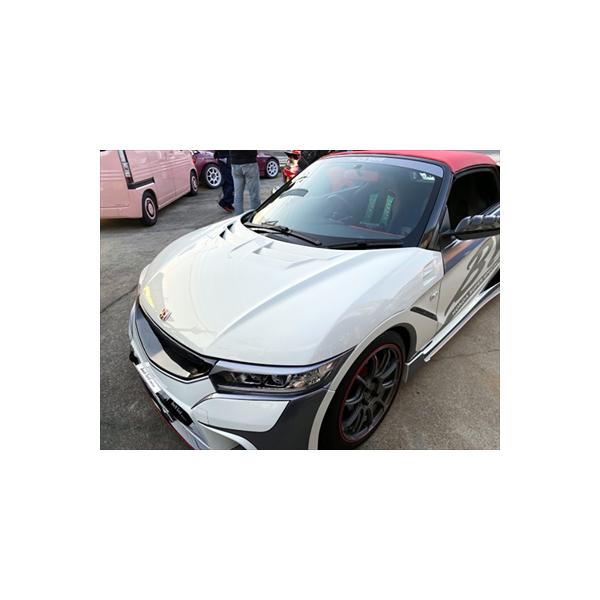 S660 JW5 エアロ ボンネット アルミメッシュカラー/シルバー(素地